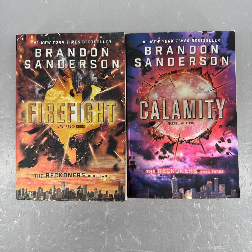 Brandon Sanderson Calamity & Firefight The Reckoners Paperback Bundle